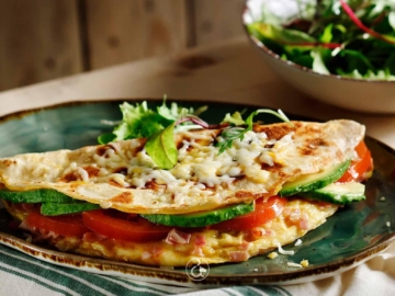 Ομελέτα με σπανάκι