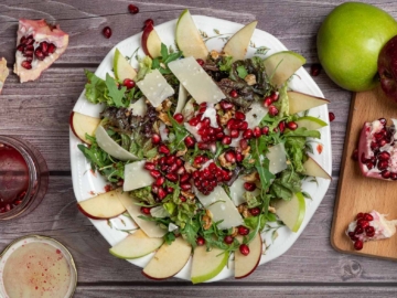 Σαλάτα ρόκα με ρόδι