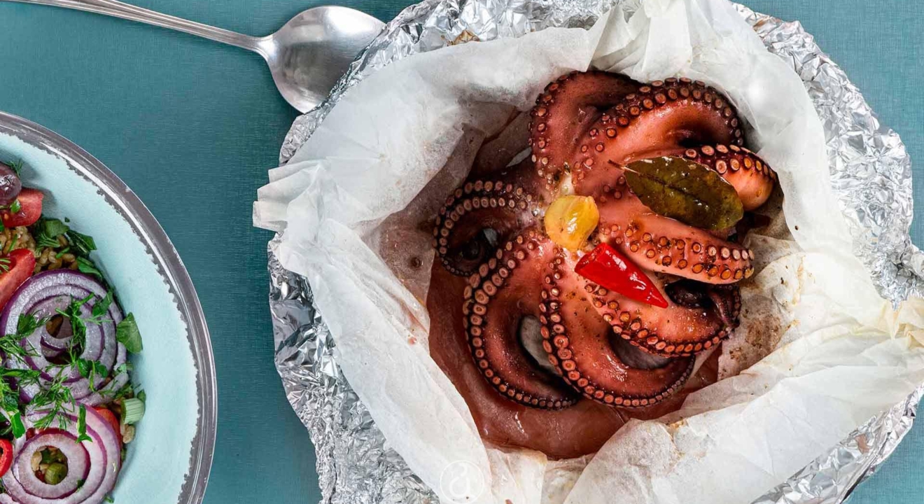 χταποδι ψητο