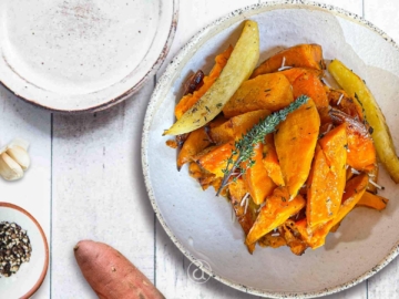 Γλυκοπατάτες στο φούρνο