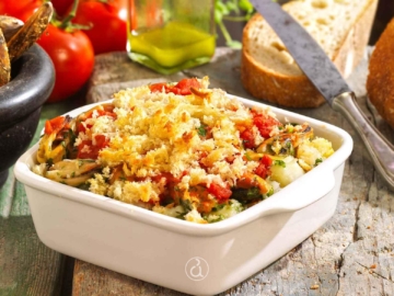 Μύδια στο φούρνο με τραγανή κρούστα