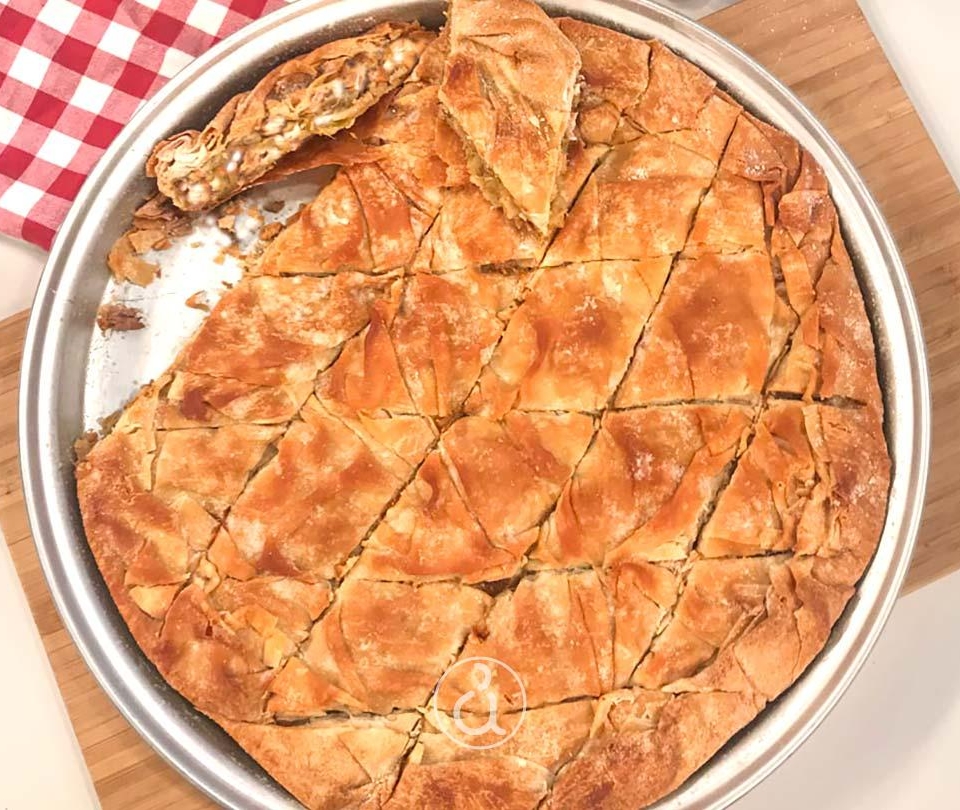 κρεμμυδόπιτα Μυκόνου