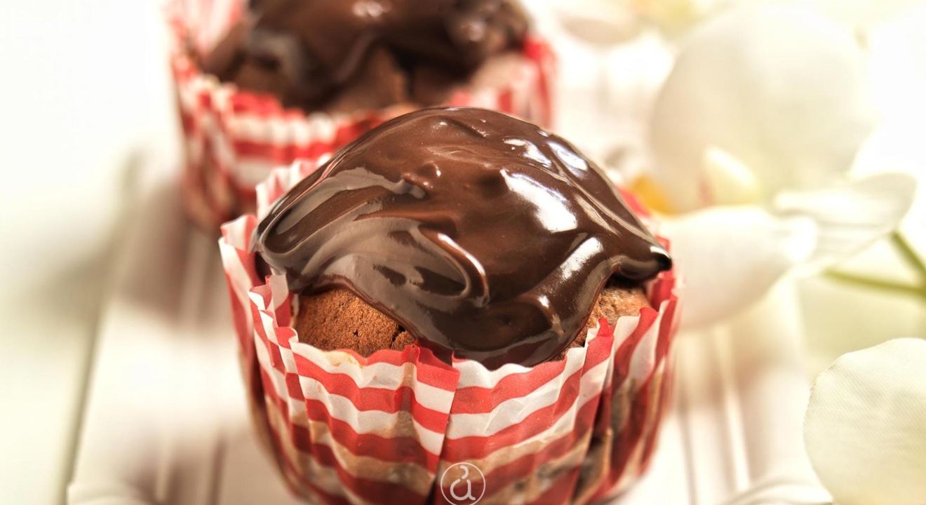 εύκολα cupcakes σοκολάτας
