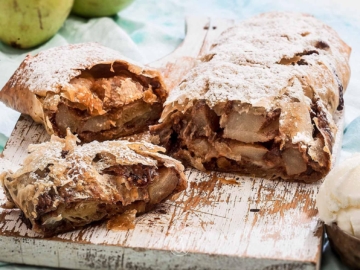 Στρούντελ με σοκολάτα