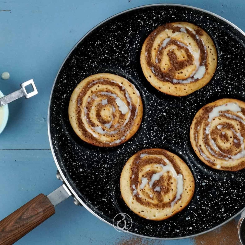 Cinnamon roll Pancakes