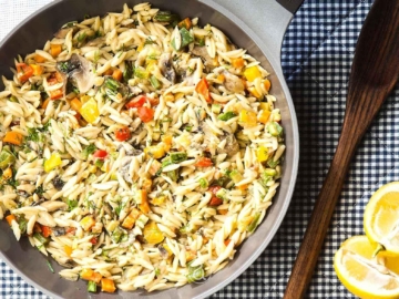 Κριθαράκι με λαχανικά