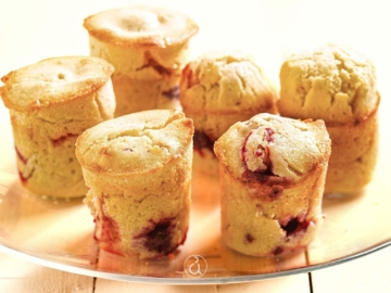 Muffins με βατόμουρα