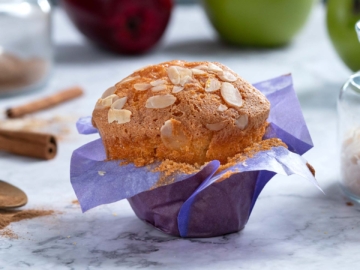 Muffins μήλου με κανέλα