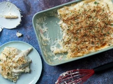 Μακαρόνια ογκρατέν με μπεσαμέλ