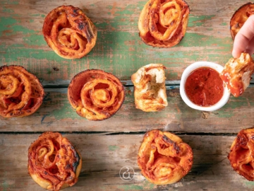 Πίτσα cupcake και πίτσα muffin