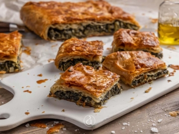 Σπανακόπιτα με φύλλο κρούστας