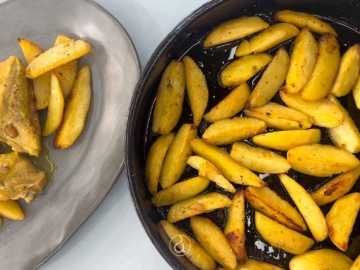 Πατάτες μεθυσμένες στο φούρνο με μπύρα