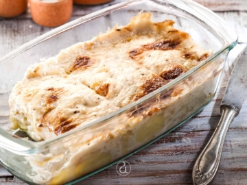 Πατατόπιτα εύκολη με πράσο και γραβιέρα