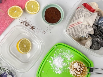 5 τρόποι για να απαλλαγείτε από τις μυρωδιές στα τάπερ