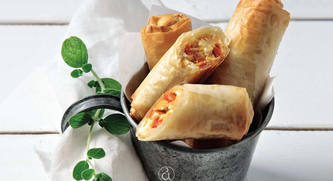μπουρεκάκια με τυρί φέτα