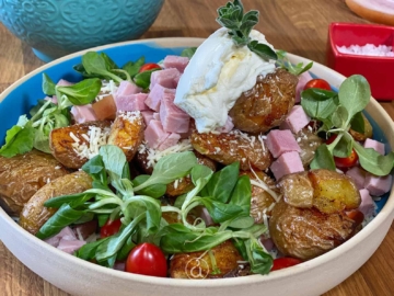 Πατάτες baby τσακιστές στο τηγάνι