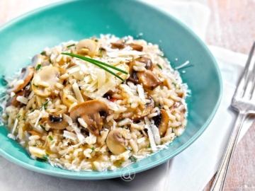 Ριζότο μανιταριών στο φούρνο