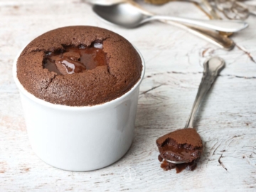 Σοκολατένιο μους σουφλέ