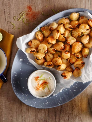 Τραγανά μύδια pop corn