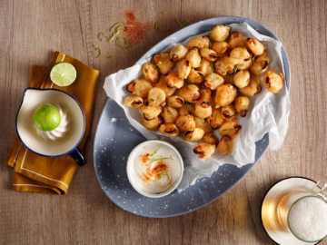 Τραγανά μύδια pop corn