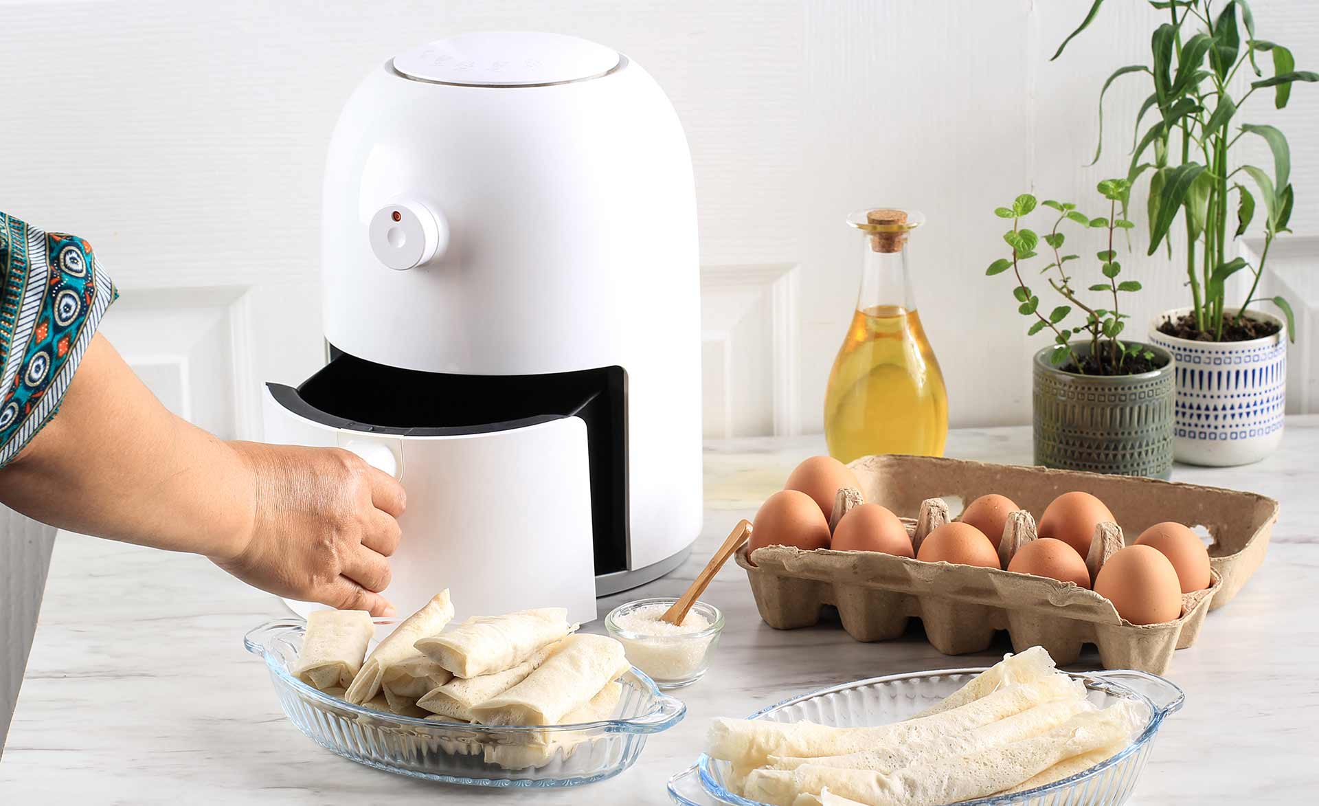 Μαγείρεμα σε air fryer & κλασική φριτέζα