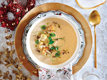 Κουνουπίδι σούπα βελουτέ