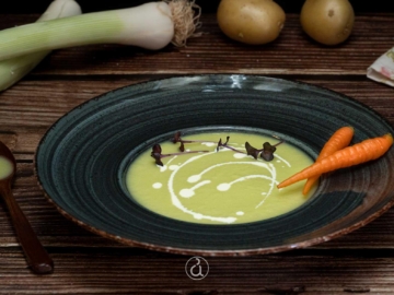 Πρασόσουπα βελουτέ