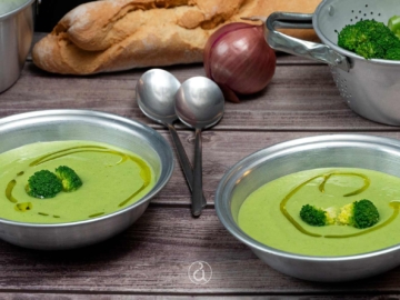 Σούπα μπρόκολο βελουτέ