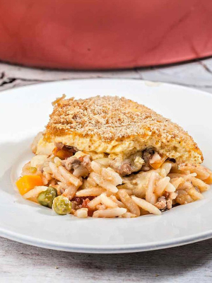 Κριθαράκι με κιμά