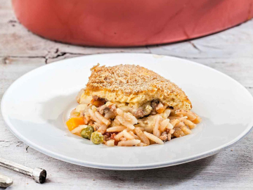 Κριθαράκι με κιμά