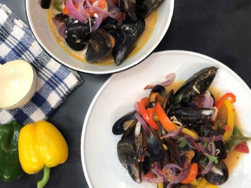 Μύδια αχνιστά