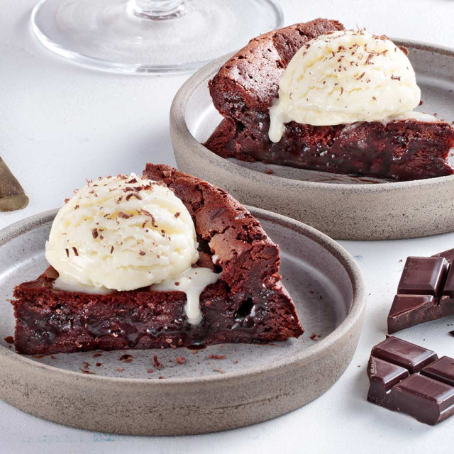 Truffle cake κρακελέ