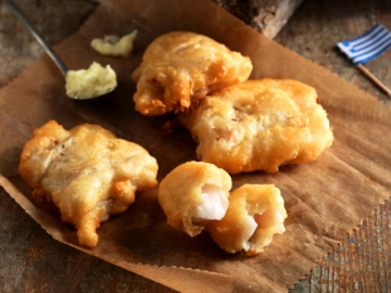 Μπακαλιάρος με κουρκούτι