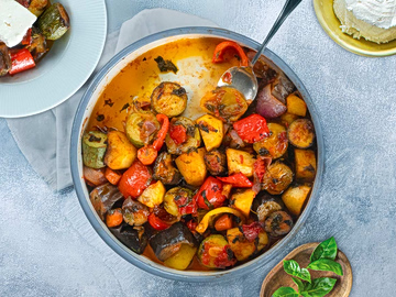 Briam (Greek roasted summer vegetables)
