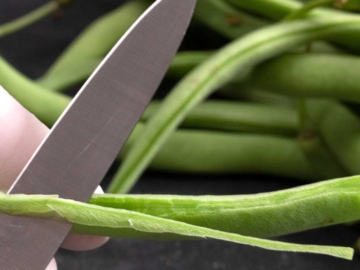 Πώς να καθαρίσω φρέσκα φασολάκια;