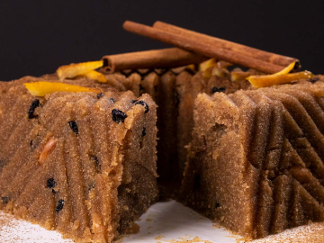 Greek semolina halva