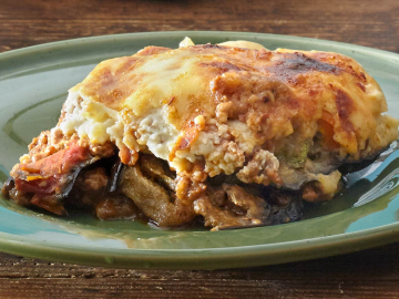 Μουσακάς με ψητά λαχανικά