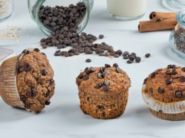 Banana muffins χωρίς ζάχαρη