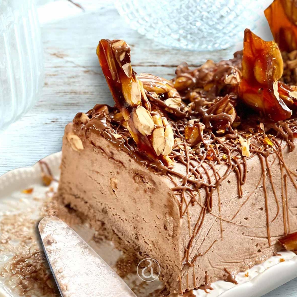 semifreddo με χαλβά