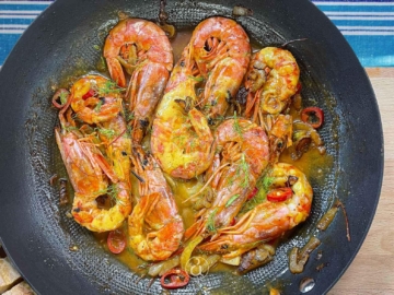 Γαρίδες σαγανάκι κατεψυγμένες