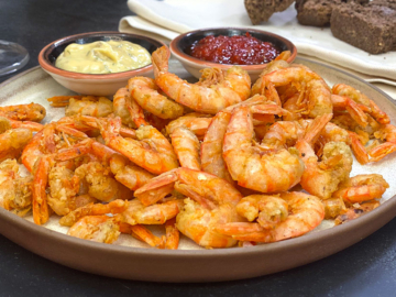 Γαρίδες τηγανιτές