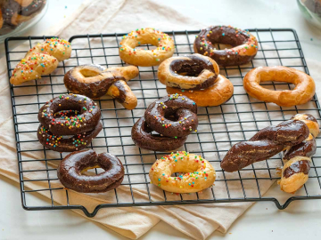 Δίχρωμα κουλουράκια