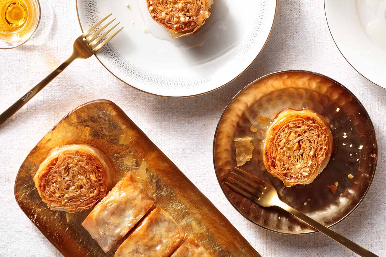 Μπακλαβάς ρολό