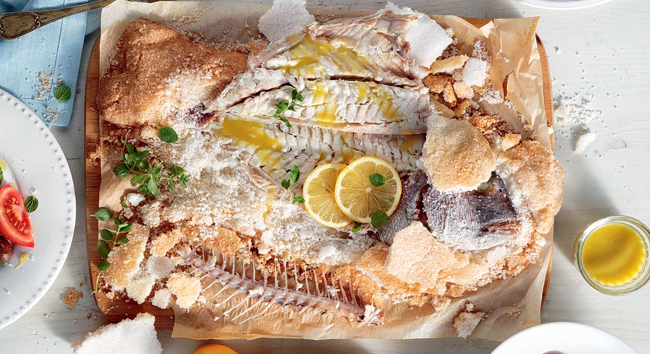 ψαρι σε αλατι