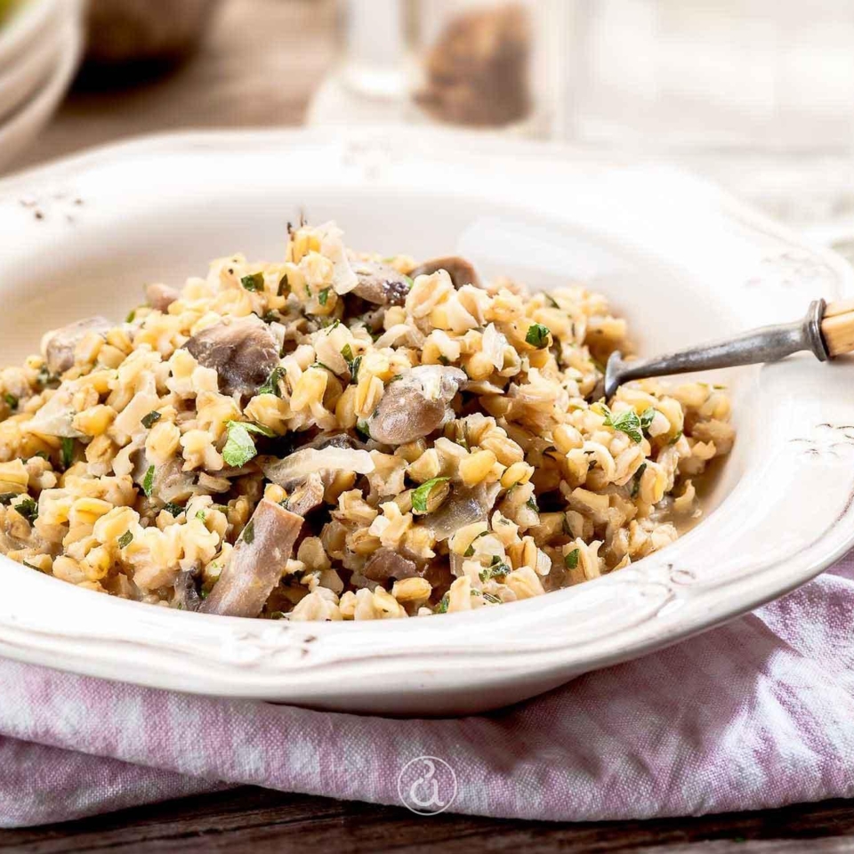 Ριζότο με μανιτάρια νηστίσιμο