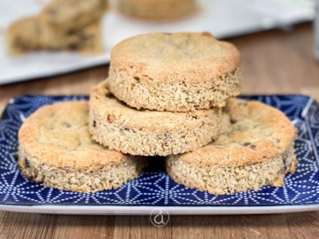 Soft cookies με σοκολάτα και ginger