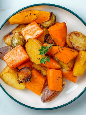 Χειμωνιάτικα λαχανικά με βότανα