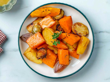 Χειμωνιάτικα λαχανικά με βότανα