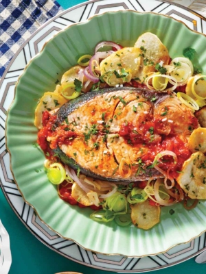 Παλαμίδα μουρέλα στο φούρνο