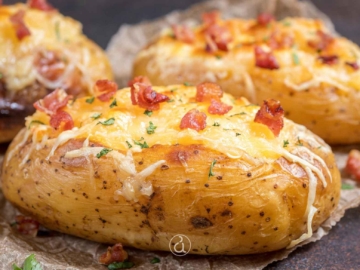 Λαχταριστές πατάτες jacket (γεμιστές)